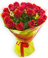 19 Adet kırmızı gül buketi  İstanbul Ümraniye çiçek siparişi vermek 