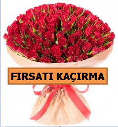 SON 1 GÜN İTHAL BÜYÜKBAŞ GÜL 101 ADET  İstanbul Ümraniye internetten çiçek satışı  