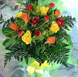 13 adet karisik gül buketi demeti   İstanbul Ümraniye uluslararası çiçek gönderme 