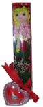  İstanbul Ümraniye çiçek siparişi vermek  kutu içinde 1 adet gül oyuncak ve mum 