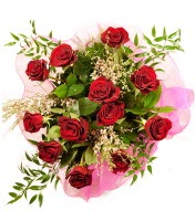 12 adet kırmızı gül buketi  İstanbul Ümraniye 14 şubat sevgililer günü çiçek 